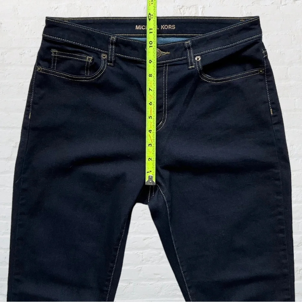 Michael Kors Izzy Skinny Dark Wash Stretch Jeans - Picture 10 of 13